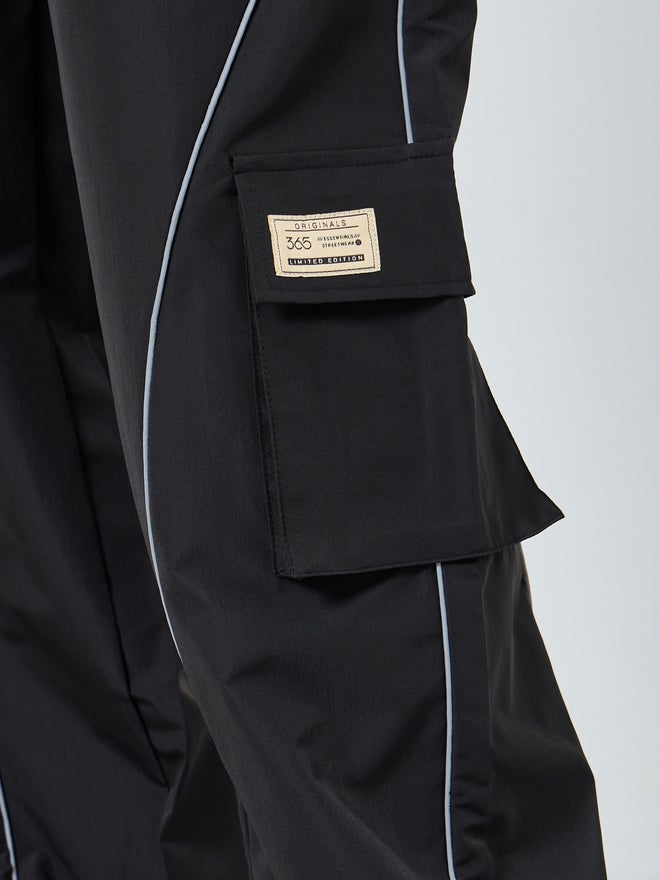 Styli Contrast Piping Cargo Pocket Joggers - Image 3
